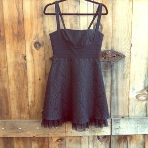 Black short cocktail dress
